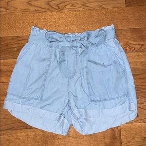 Aerie Chambray Shorts